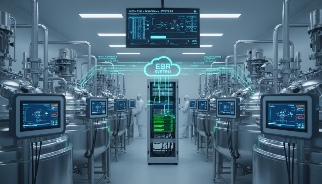 Intégration des enregistrements électroniques de lots (EBR) dans les opérations des équipements