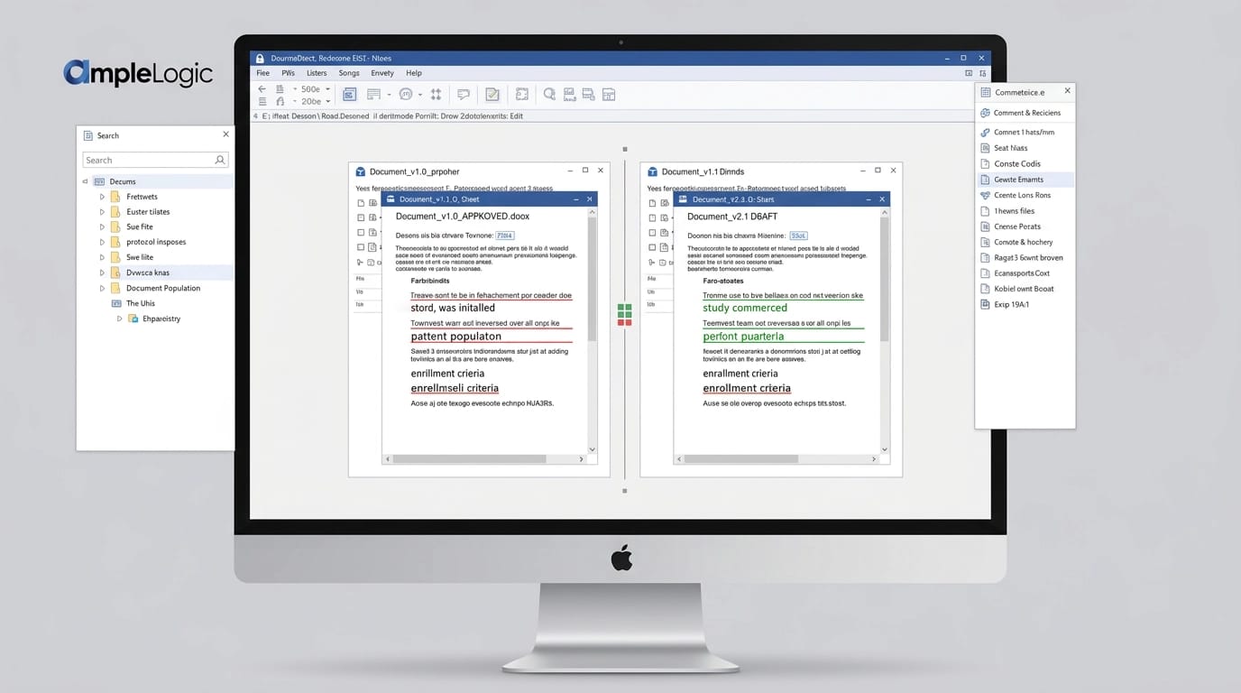 Document Comparison — DMS product screenshot
