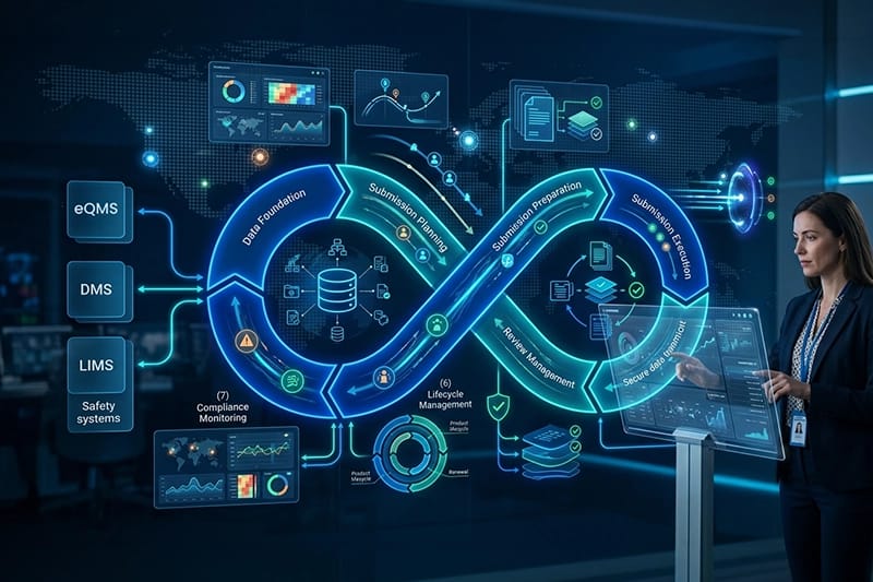 Regulatory workflow dashboard