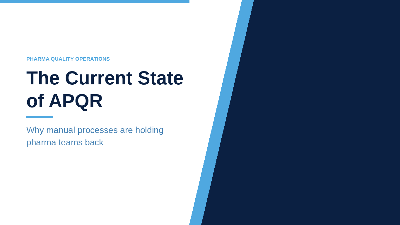 The Current State of APQR: Why Manual Processes Are Holding Pharma Teams Back