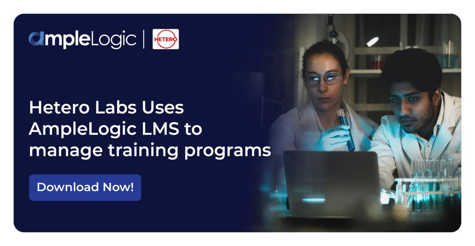 Hetero Labs Uses AmpleLogic LMS to manage training programs